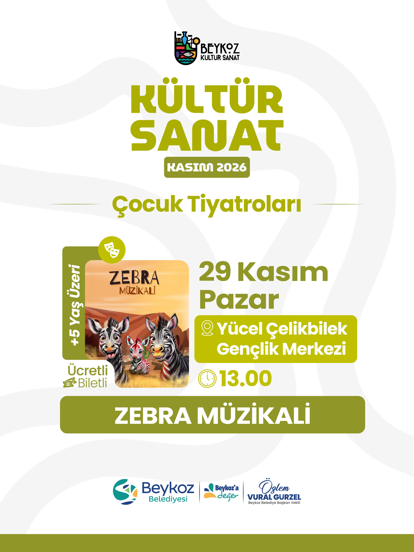 Zebra Müzikali afişi