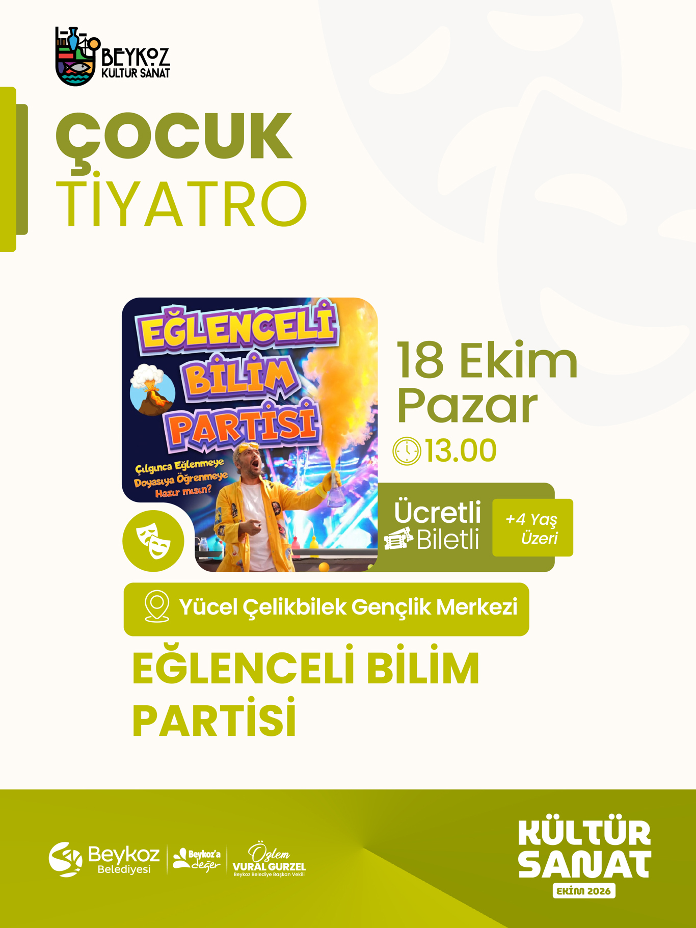 Eğlenceli Bilim Partisi afişi
