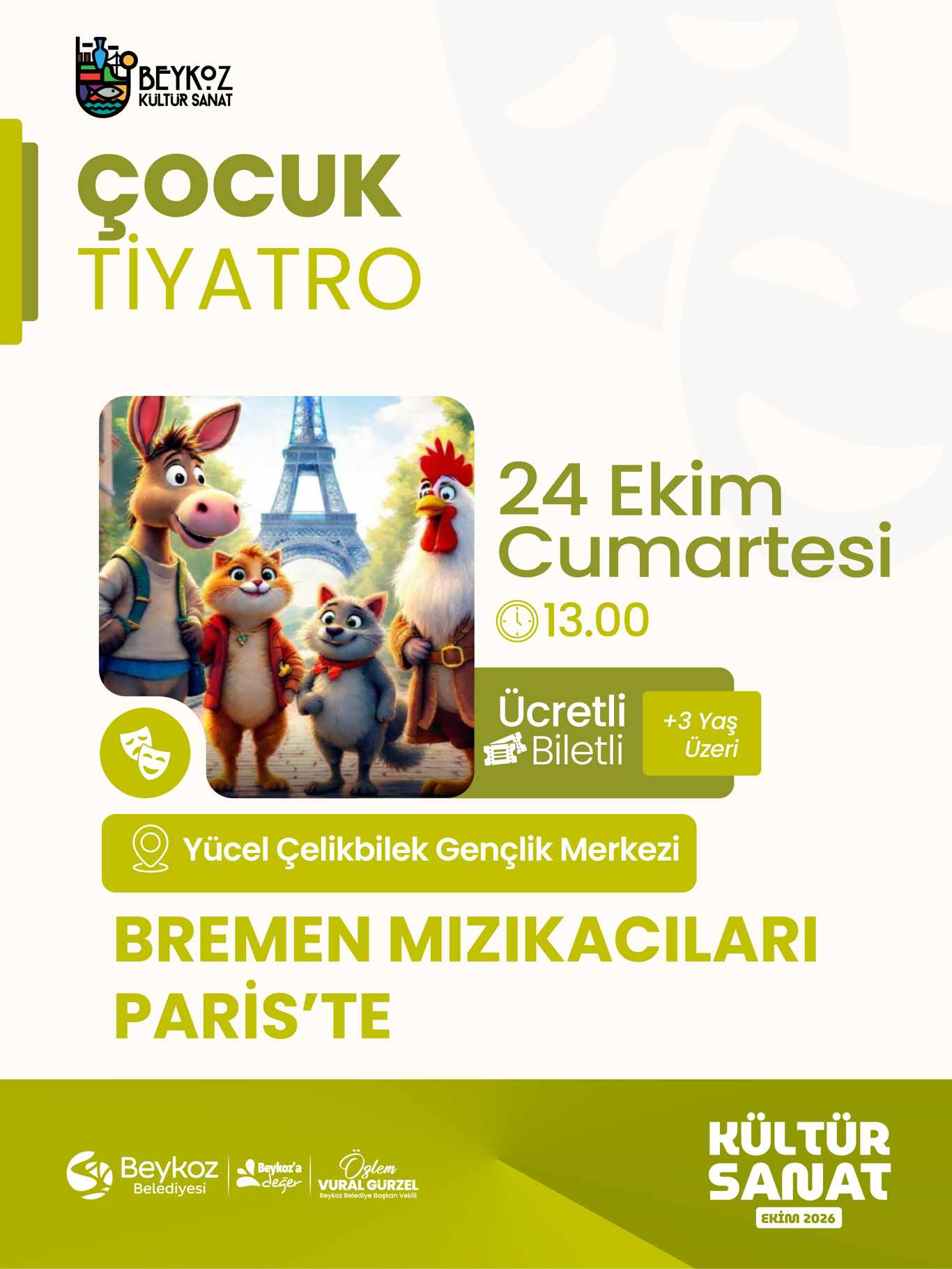 Bremen Mızıkacıları Paris'te afişi