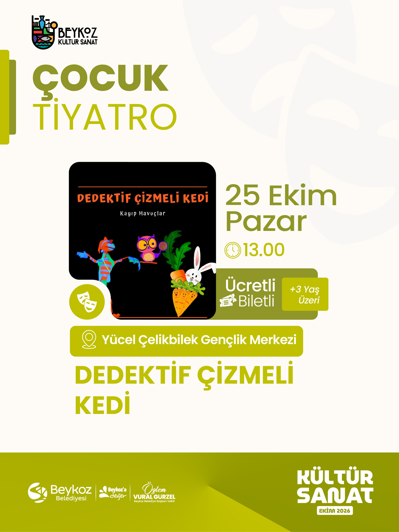 Dedektif Çizmeli Kedi afişi
