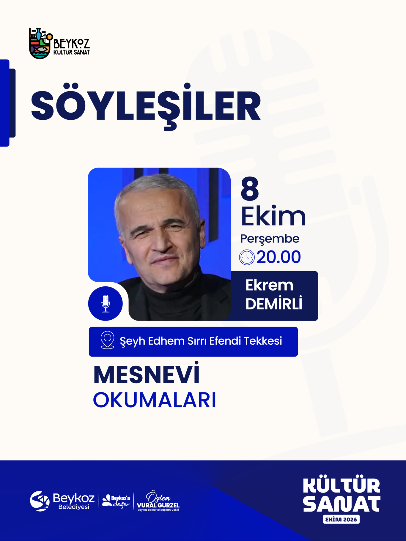 Mesnevi Okumaları afişi