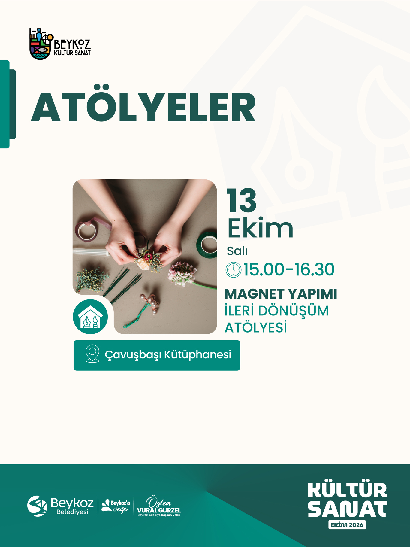 Magnet Yapımı – İleri Dönüşüm Atölyesi afişi
